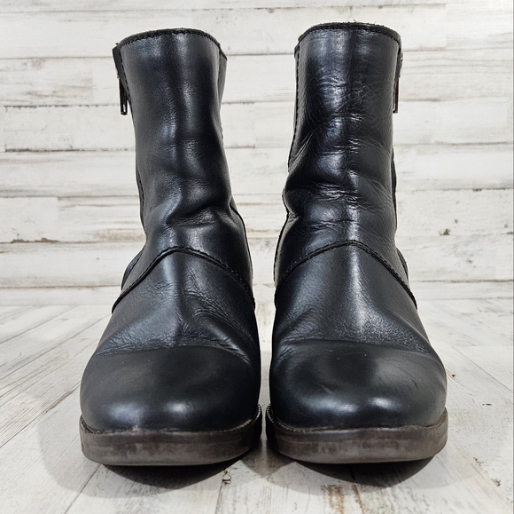 Fabianelli Italian Black Leather Boots - Picture 2 of 9